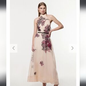Karen Millen | Dresses | Karen Millen Floral Applique Woven Halter Neck Maxi Dress Blush 8 M New | Poshmark Karen Millen | Dresses | Karen Millen Floral Applique Woven Halter Neck Maxi Dress Blush 8 M New | Poshmark